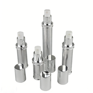 10ml 15ml 20ml 30ml airless bottle silver