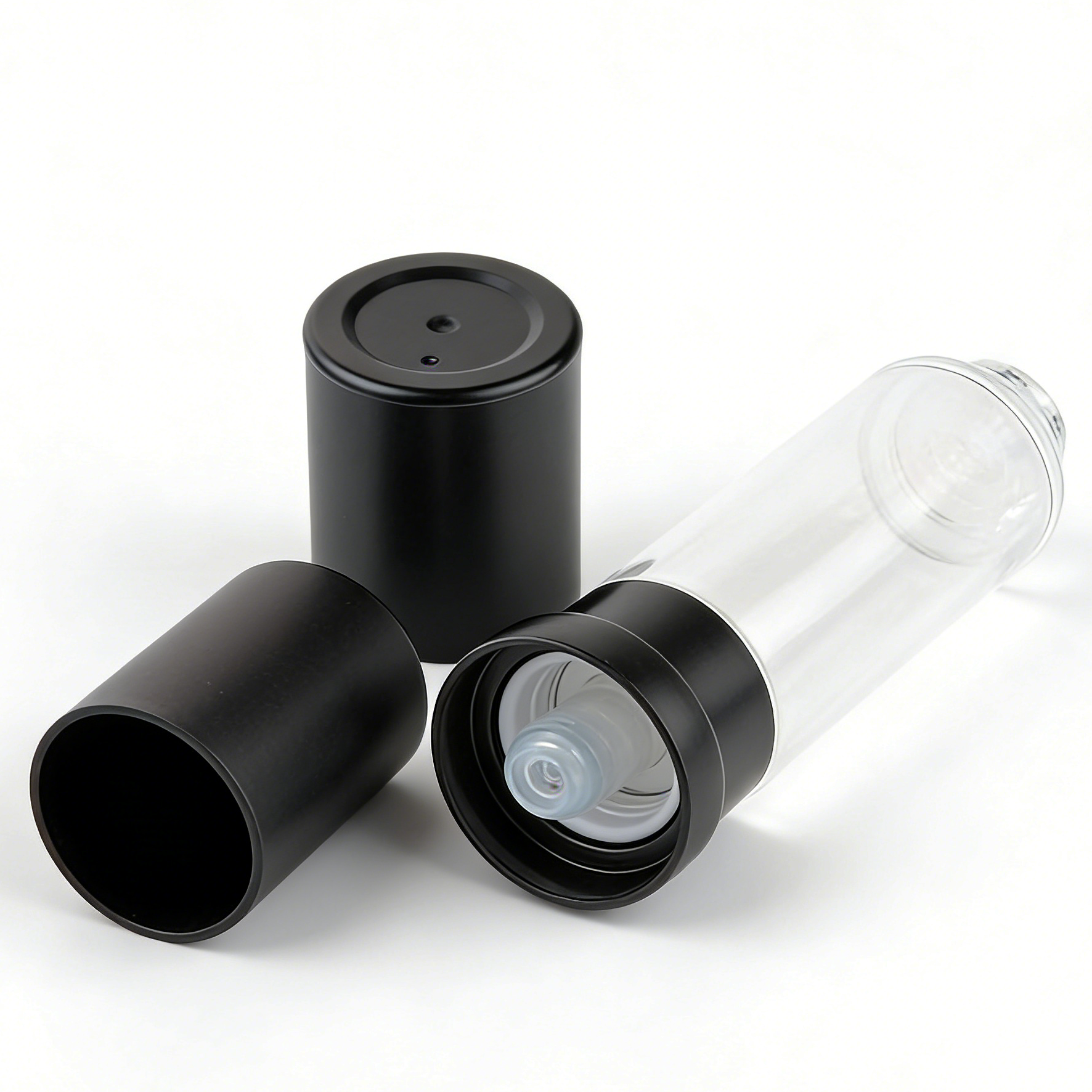 5ml 10ml 15ml airless black bottle - 图片 3