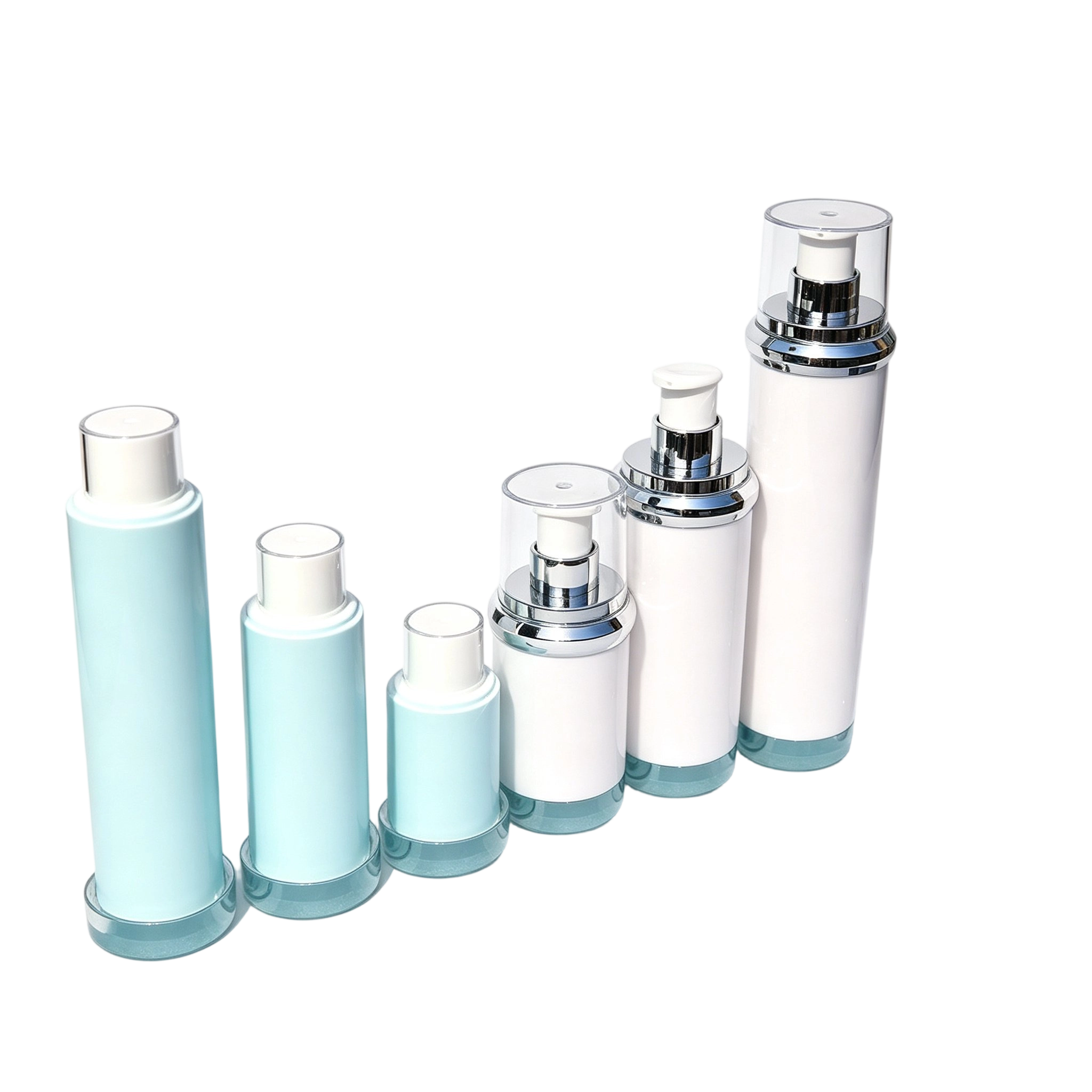 15ml-50ml Sustainable Refillable Airless Bottle (Ocean Blue) - Image 3
