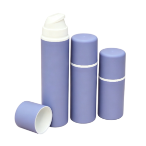 15ml-50ml Tamper-Evident Snap-On PP Airless Bottle (Matte Blue)