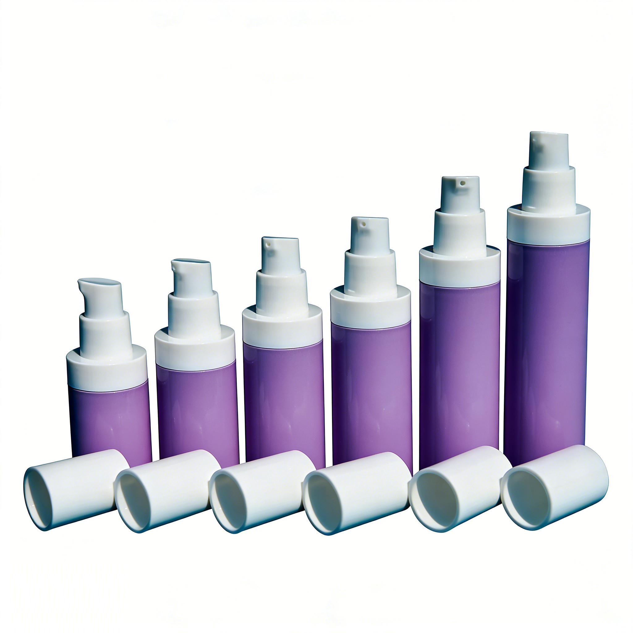15ml 20ml 25ml 30ml 40ml 50ml 33mm PP airless bottles