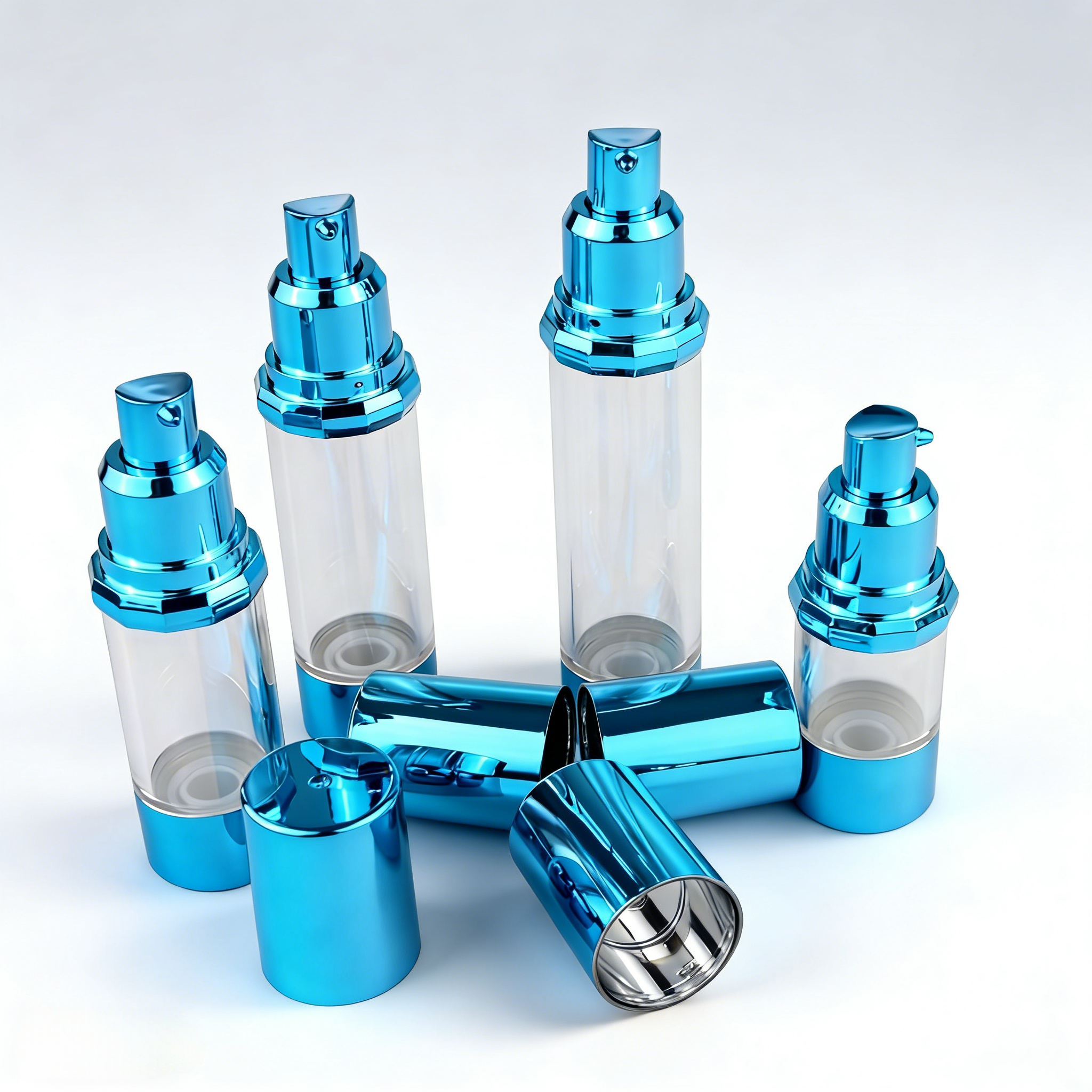 15ml 30ml 40ml 50ml airless bottles cosmetics