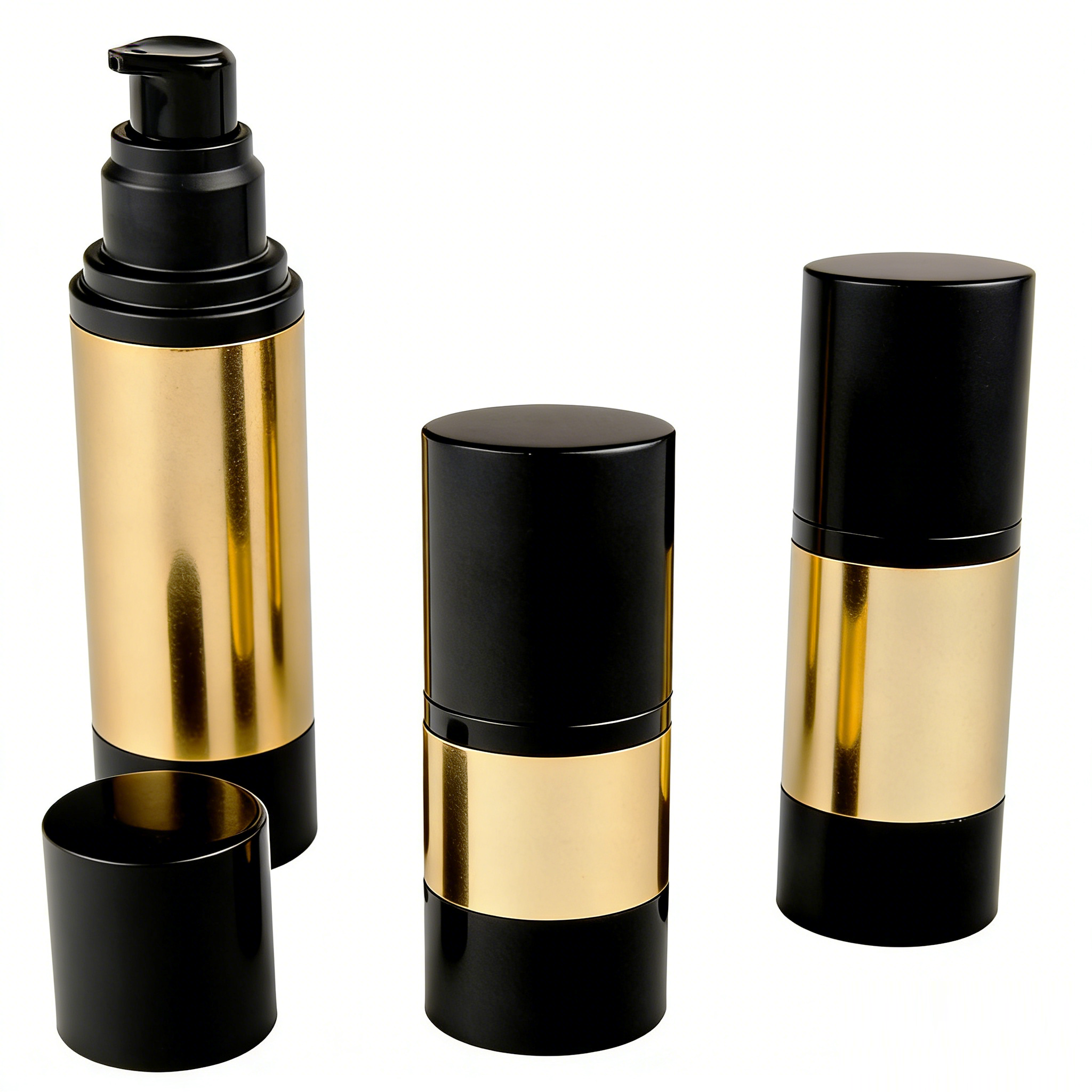 15ml 30ml 40ml 50ml airless frosted bottle