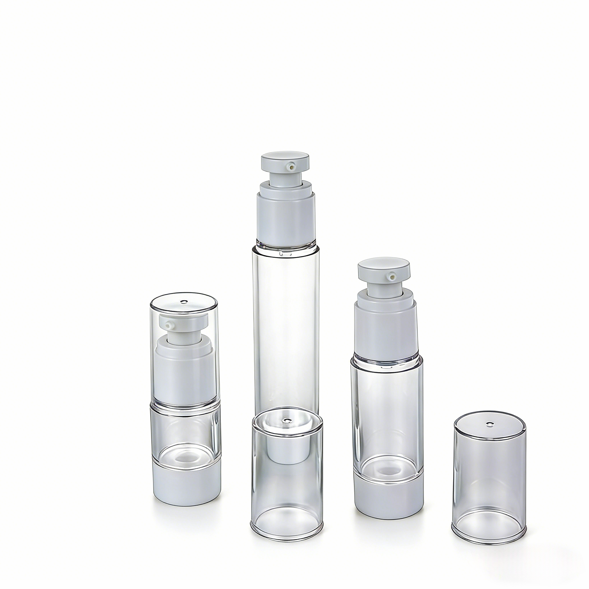 15ml 30ml 50ml airless pump lotion bottles