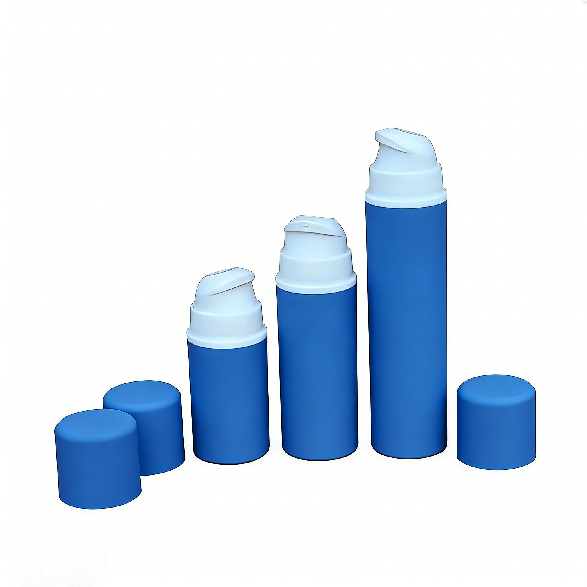 15ml 30ml 50ml snap on PP airless bottles