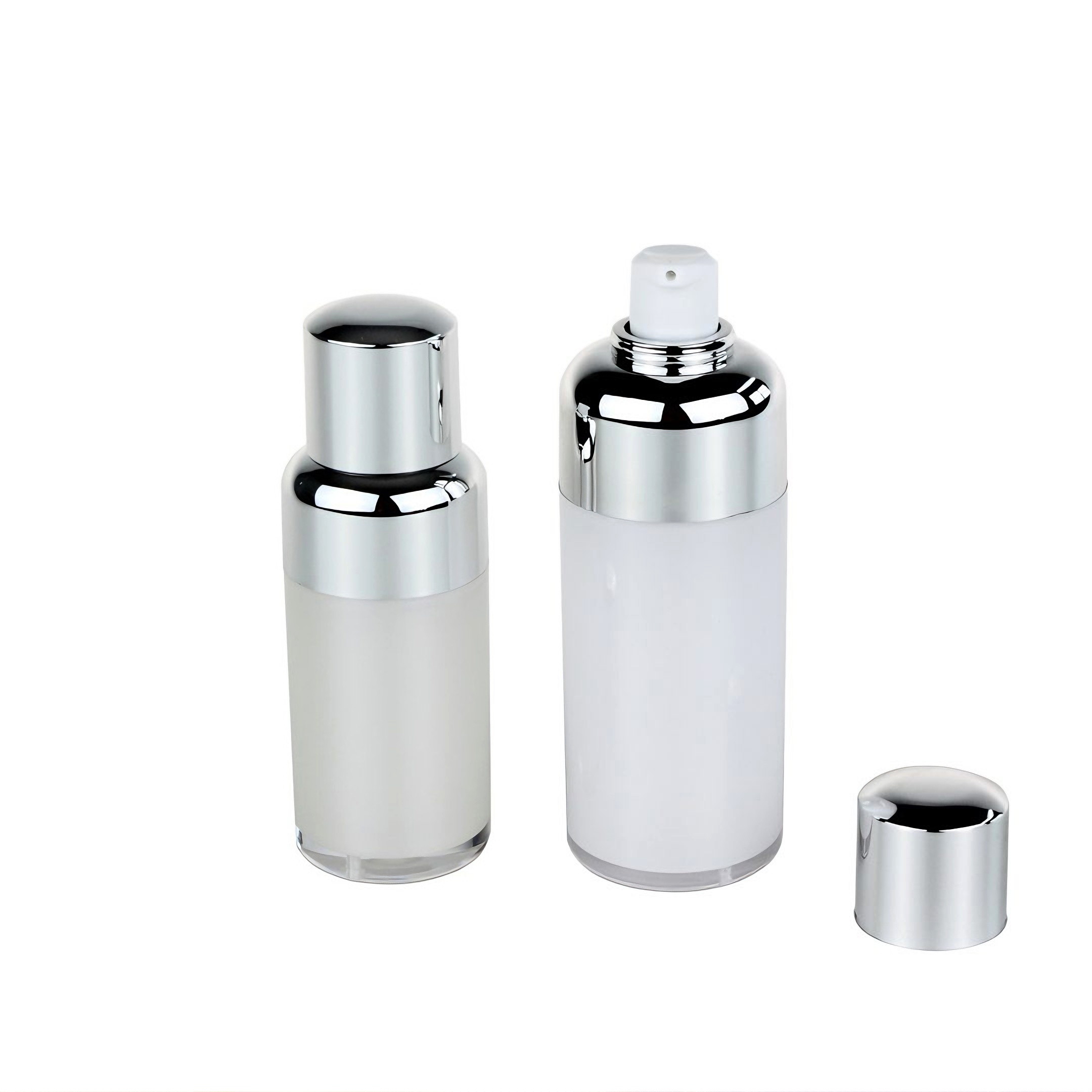 15ml 30ml airless pump bottles cosmetic