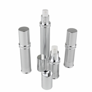 10ml 15ml 20ml 30ml airless bottle silver