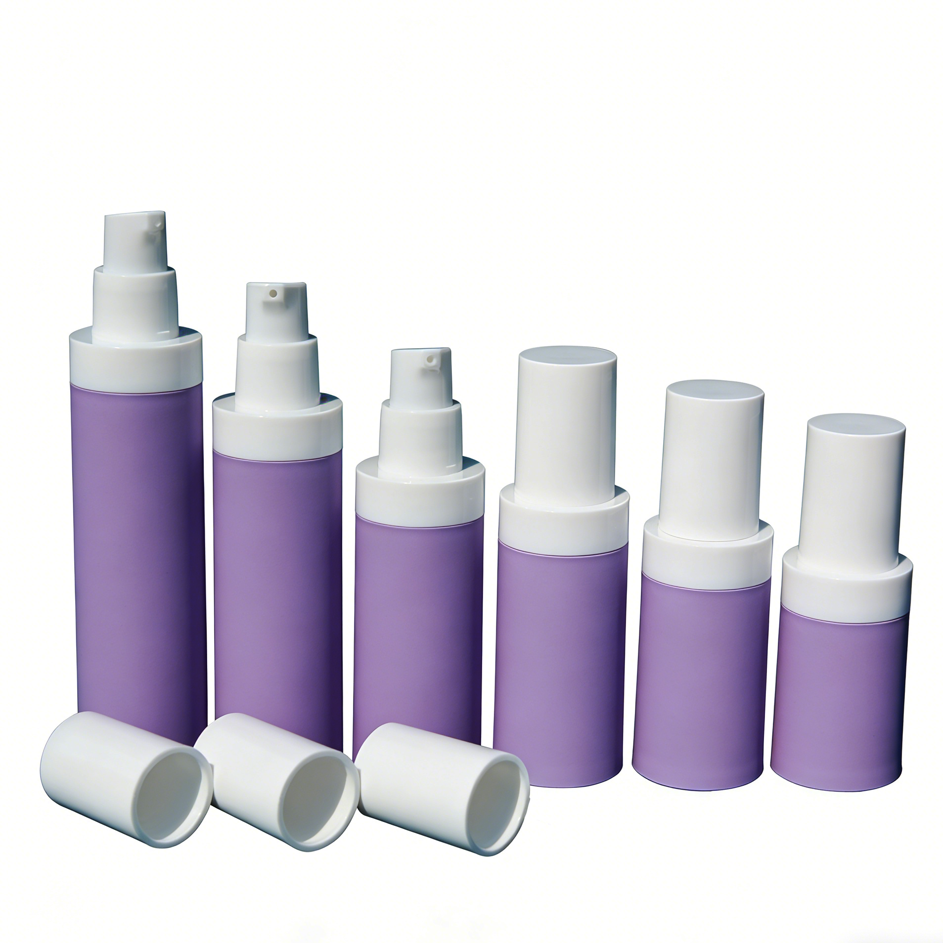 15ml 20ml 25ml 30ml 40ml 50ml 33mm PP airless bottles