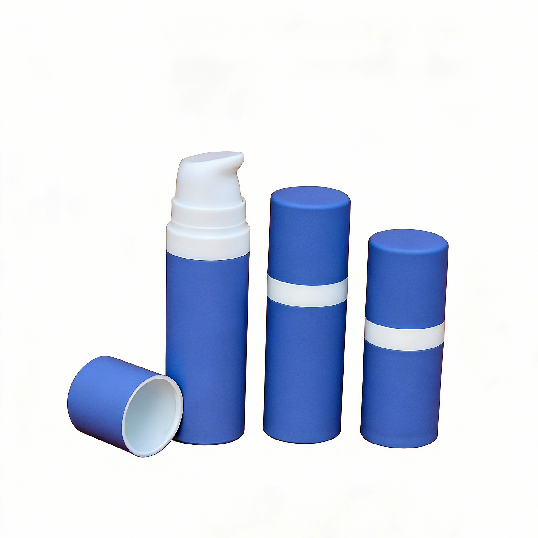 5ml 10ml 15ml 20ml snap on PP airless bottles