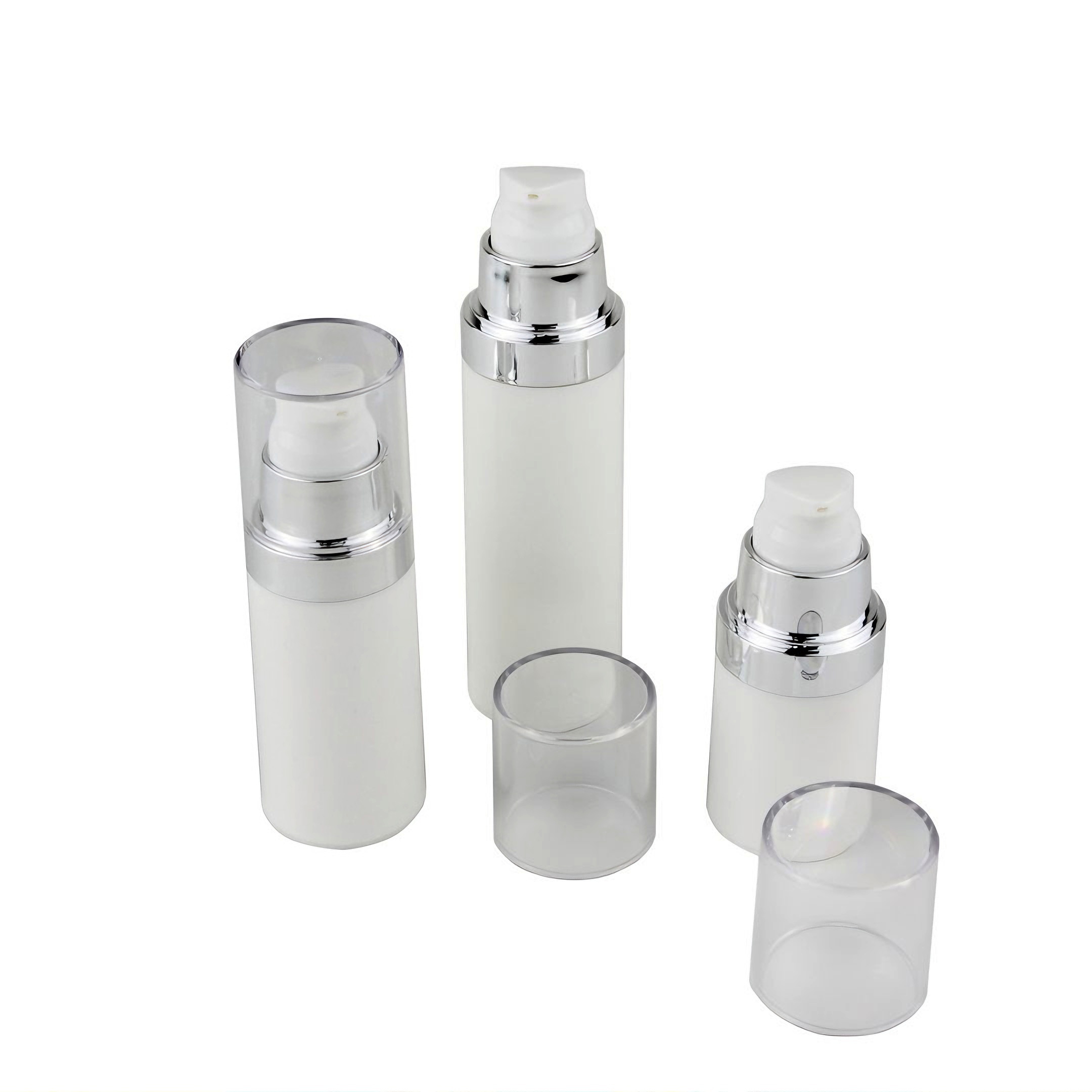 15ml 30ml 50ml airless bottle with pump wholesale