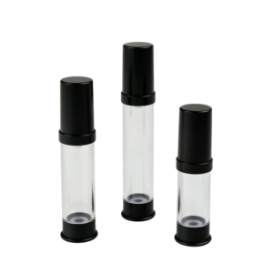 5ml-15ml Sleek Black Men's Skincare Airless Bottle