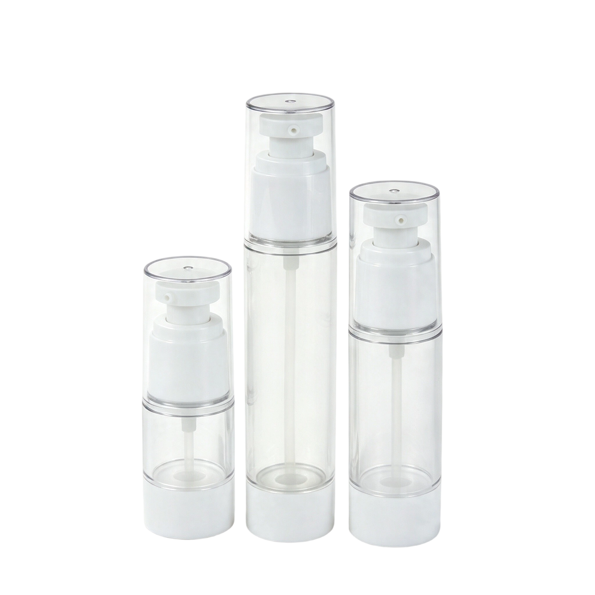 Aqua Teal Translucent AS Airless Bottles | Clean Beauty & Hydration Packaging Wholesale - Image 3