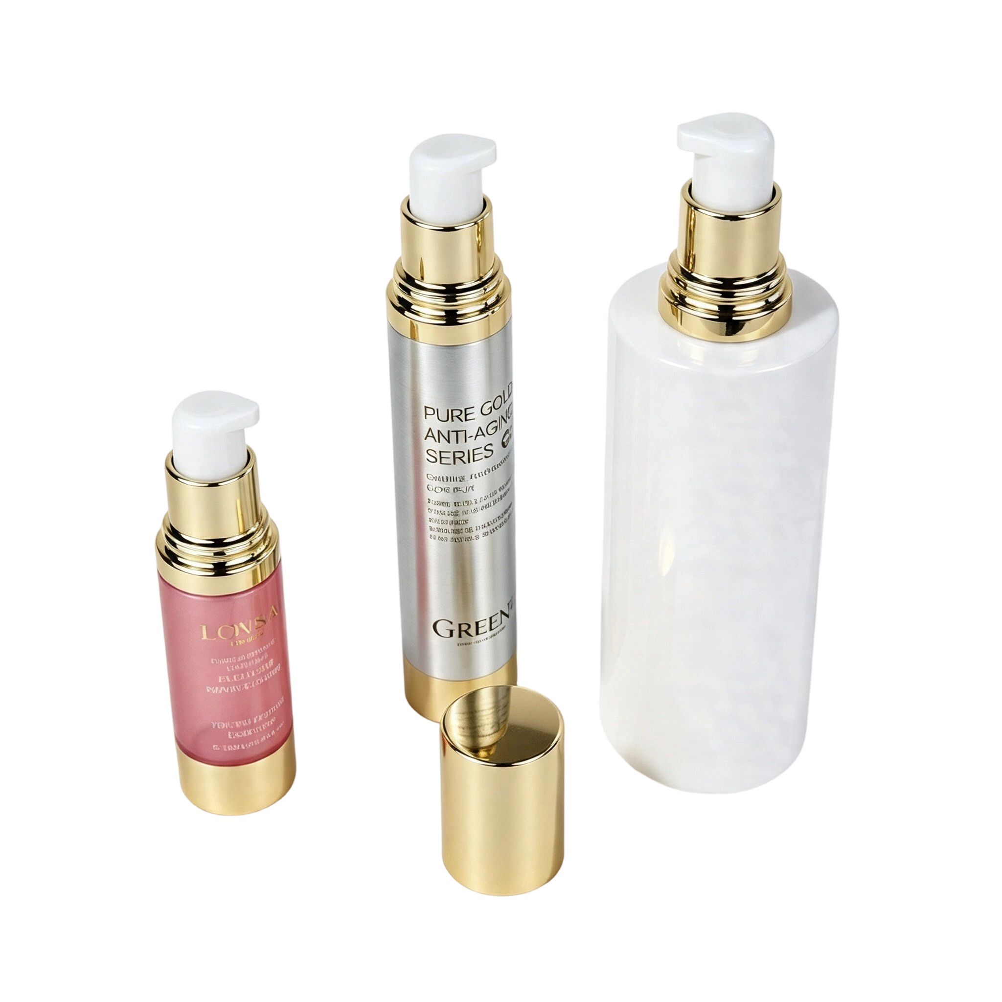 Premium Gold-Plated Airless Bottle (15ml / 20ml / 30ml) - Image 2