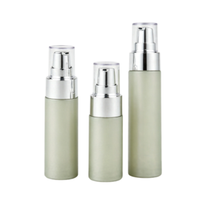 Sapphire Blue Glossy AS Airless Bottles | Premium Men's Grooming Packaging