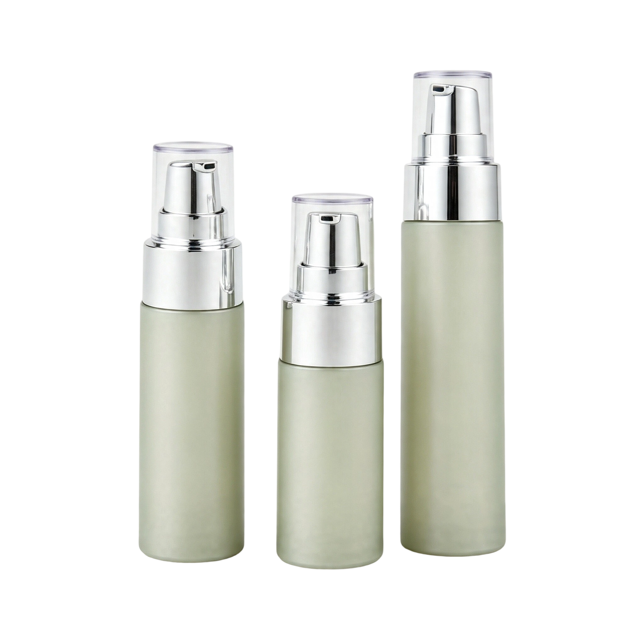 Sapphire Blue Glossy AS Airless Bottles | Premium Men's Grooming Packaging