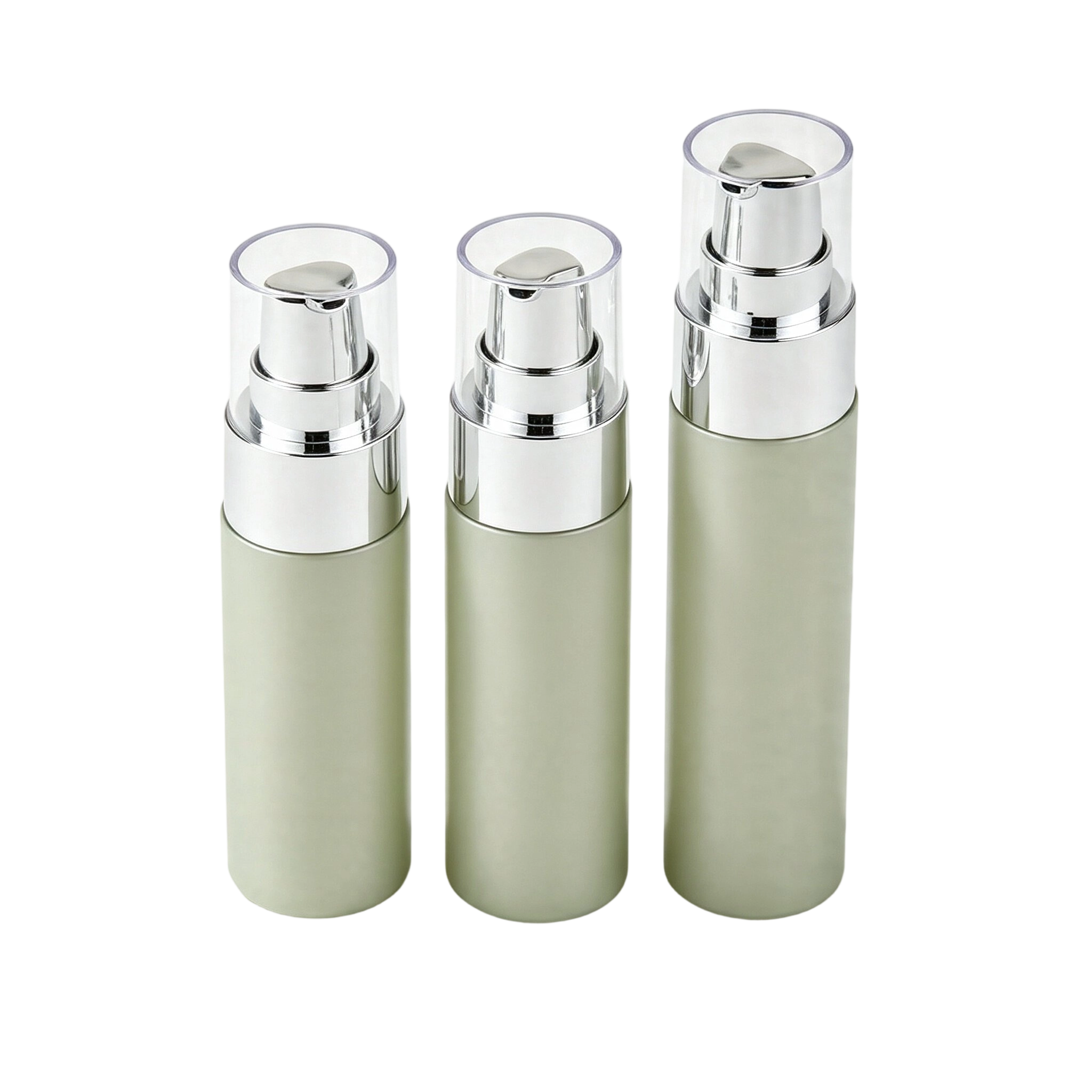 Sapphire Blue Glossy AS Airless Bottles | Premium Men's Grooming Packaging - Image 2