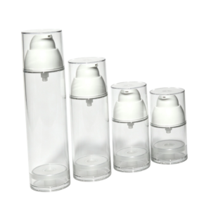 High-Clarity AS Transparent Airless Bottle | Luxury Skincare Packaging Wholesale