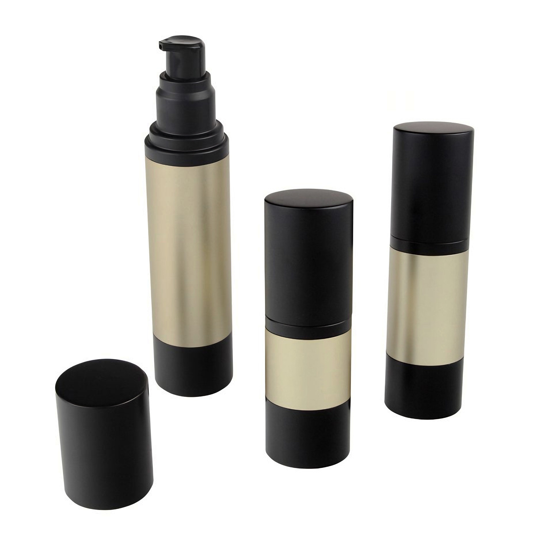 15ml 30ml 40ml 50ml airless frosted bottle