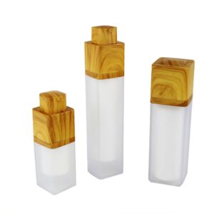 15ml 30ml 50ml bamboo airless bottle