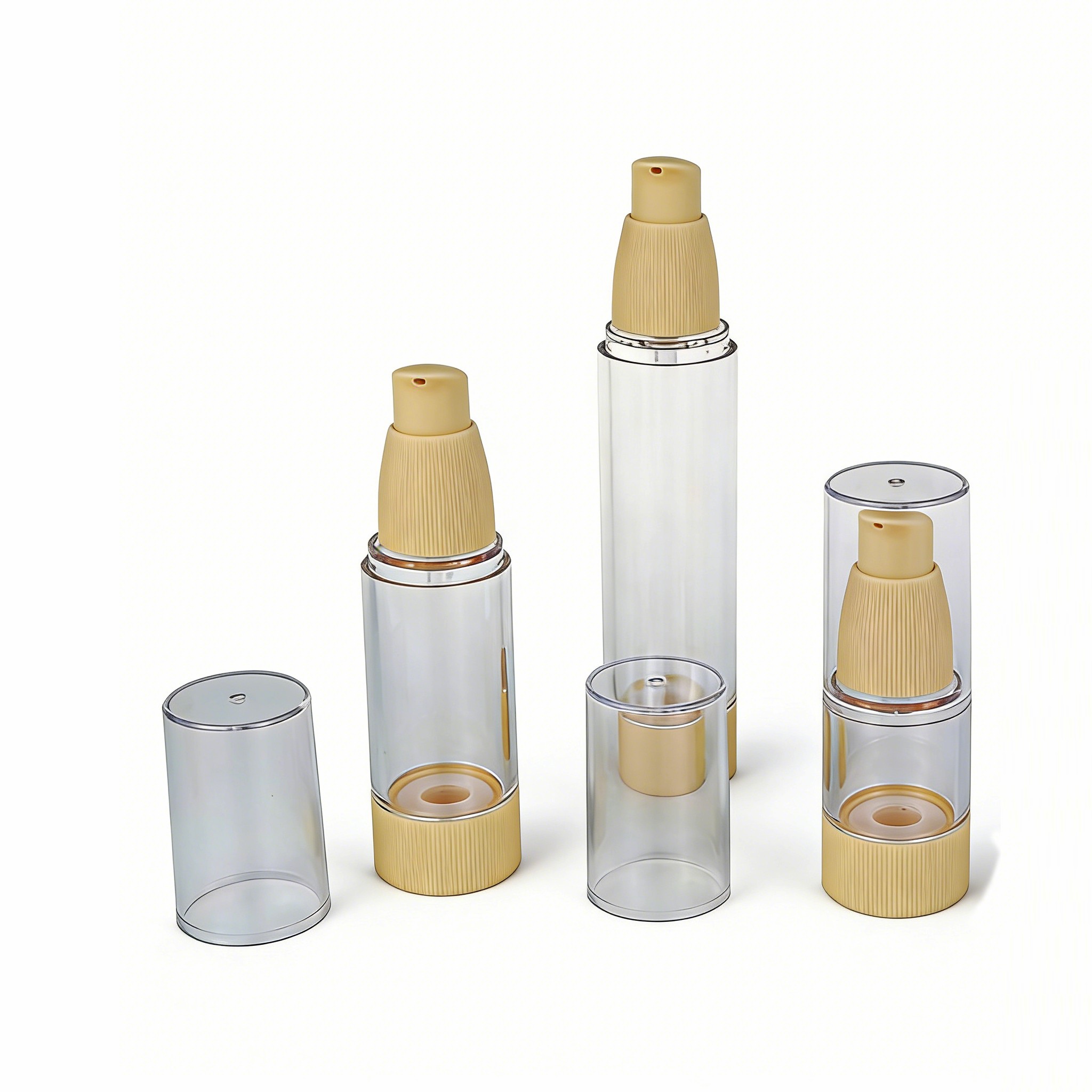 15ml 30ml 50ml empty airless bottle made in China