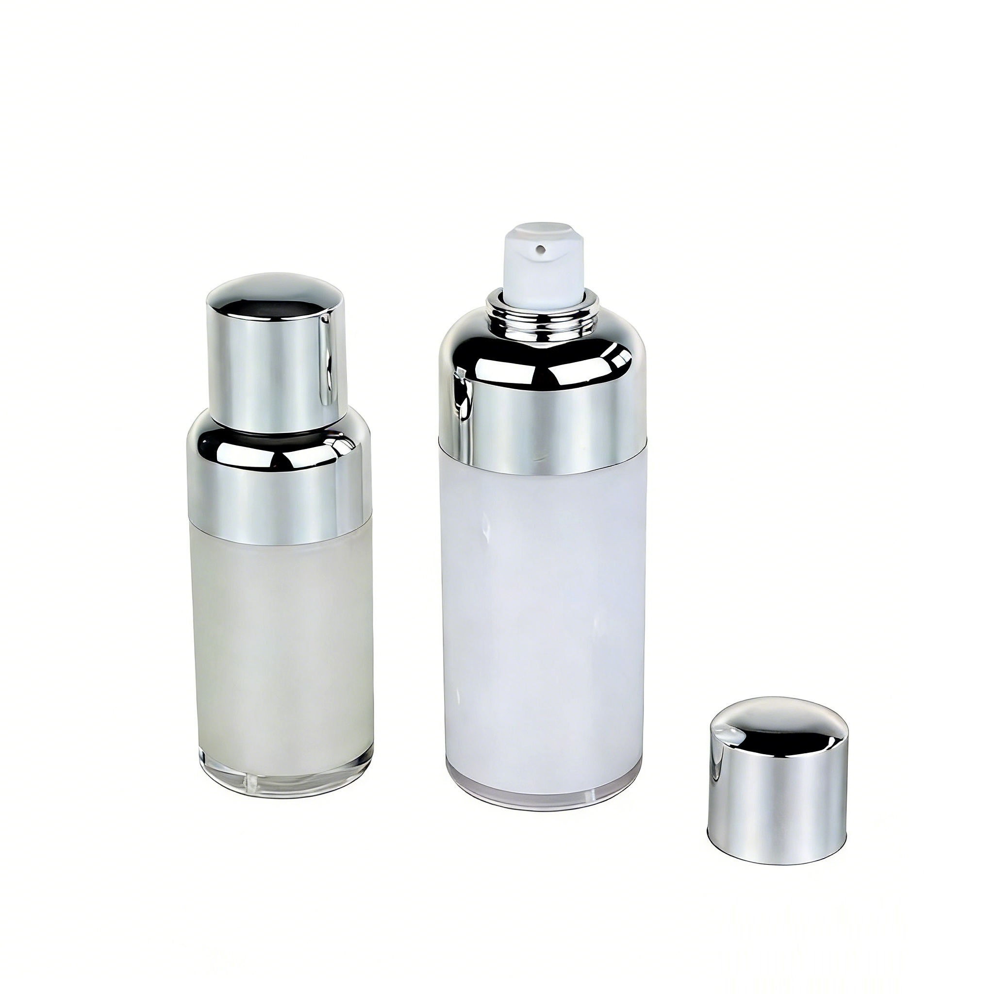 15ml 30ml airless pump bottles cosmetic