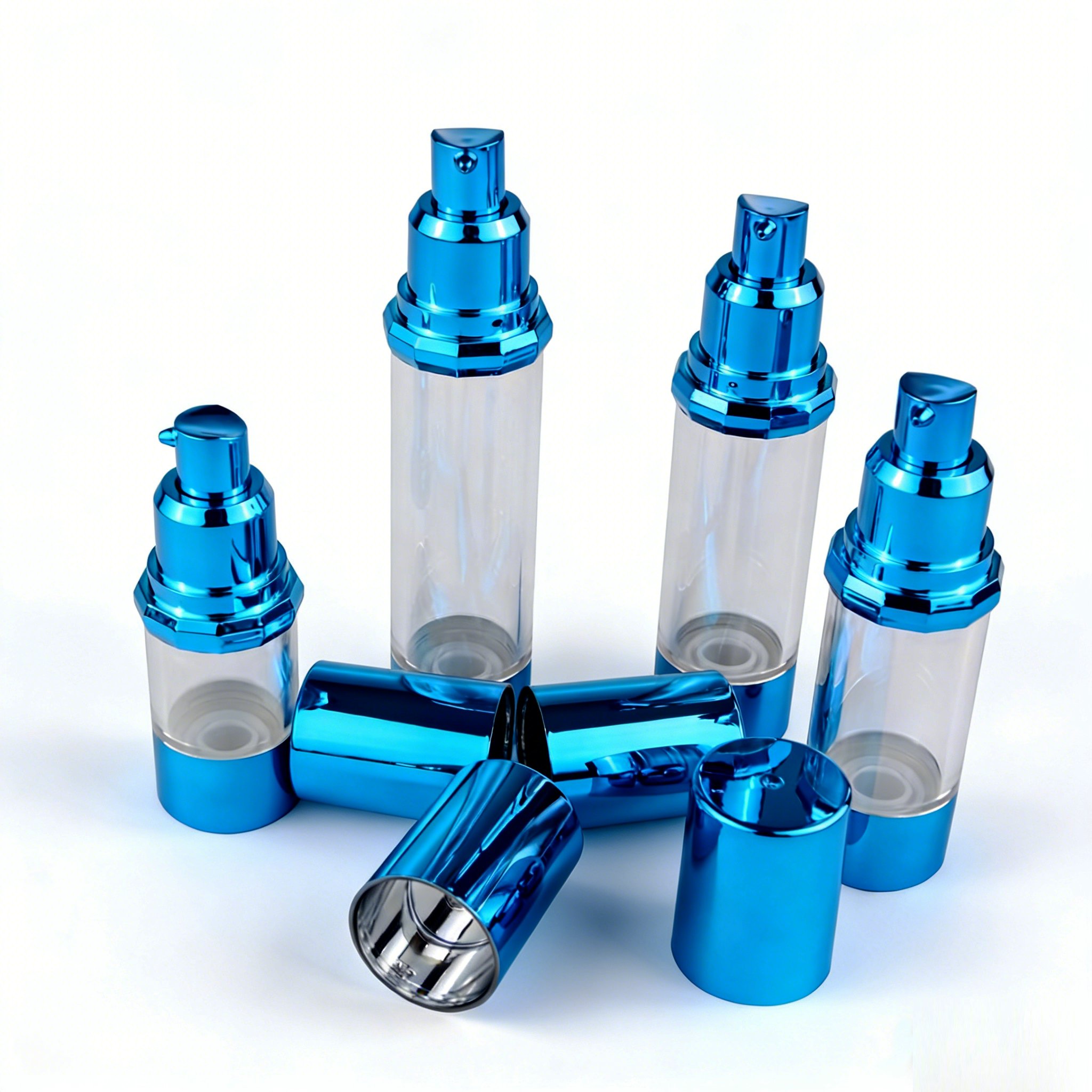 15ml 30ml 40ml 50ml airless bottles cosmetics