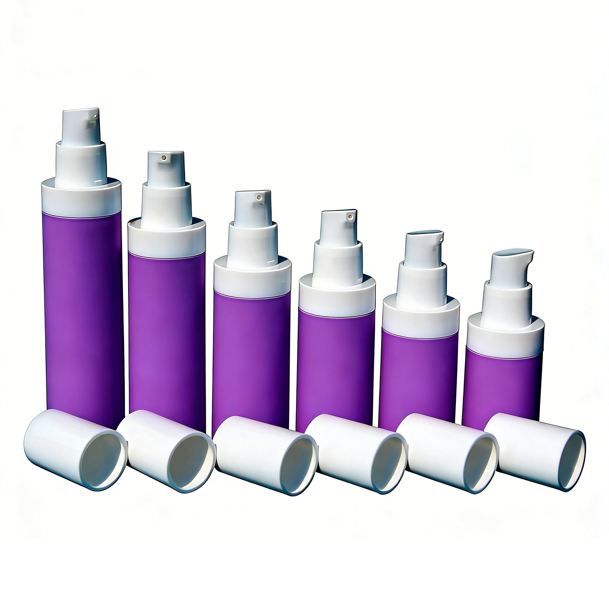 15ml 20ml 25ml 30ml 40ml 50ml 33mm PP airless bottles