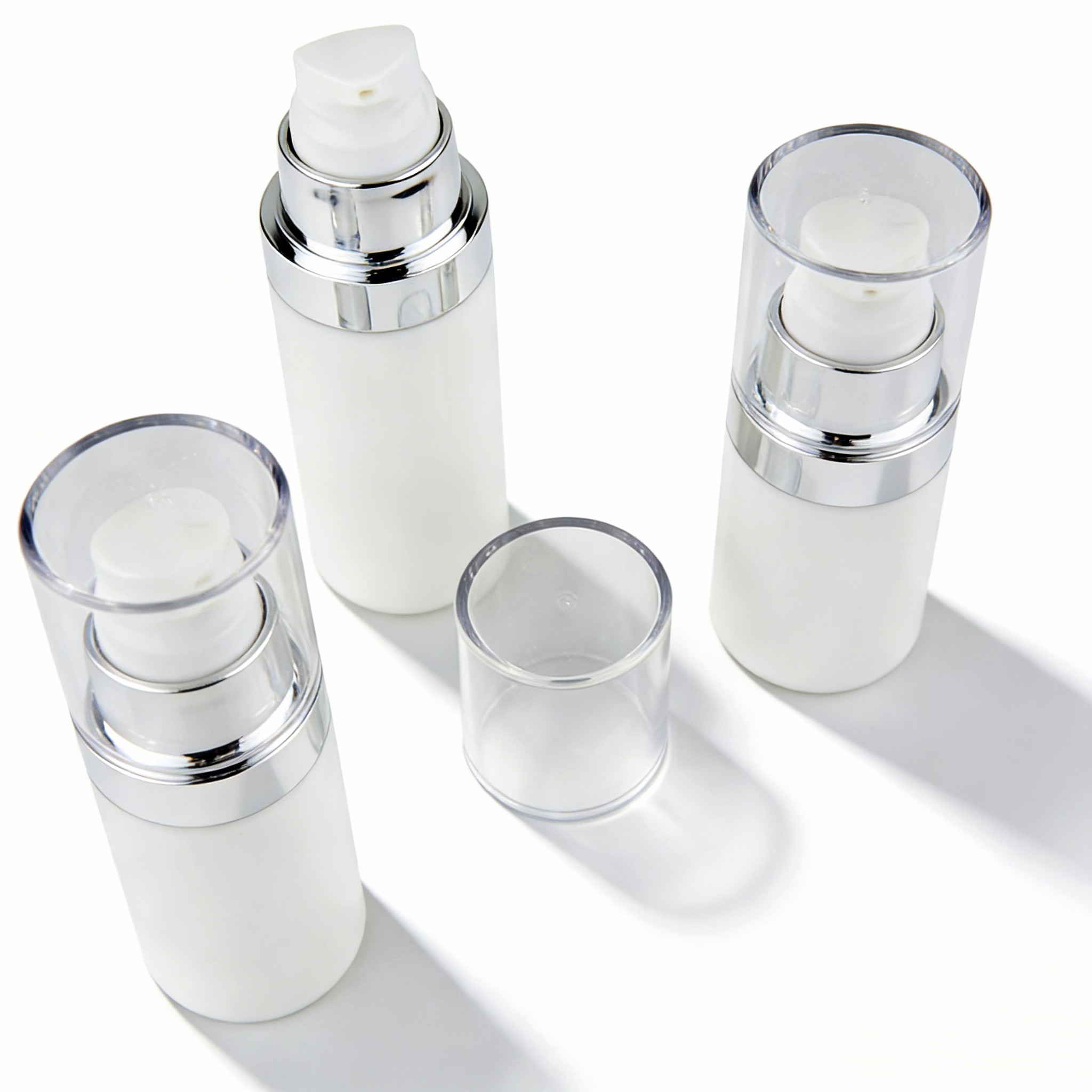 15ml 30ml 50ml airless bottle with pump wholesale