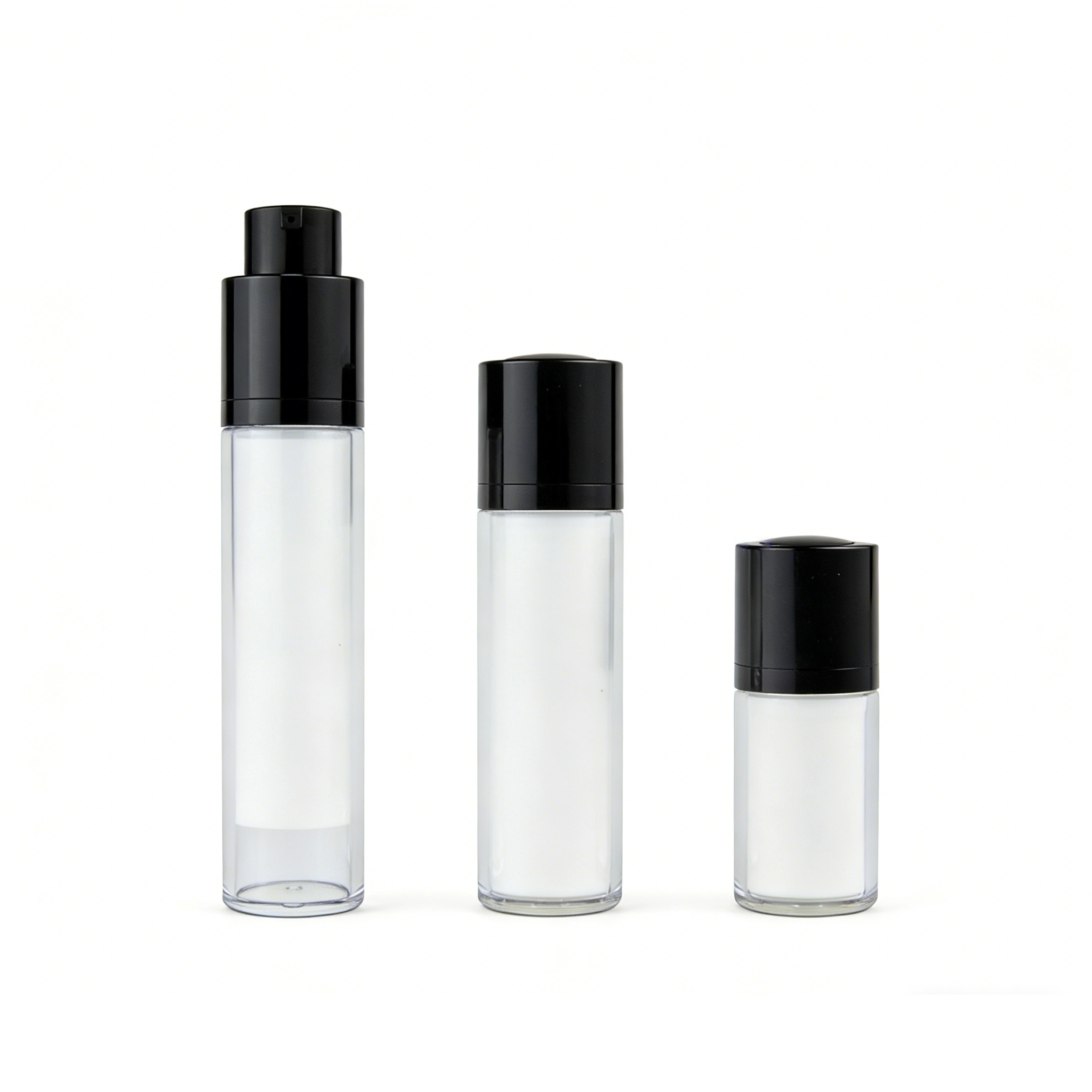 15ml 30ml 50ml airless round bottle