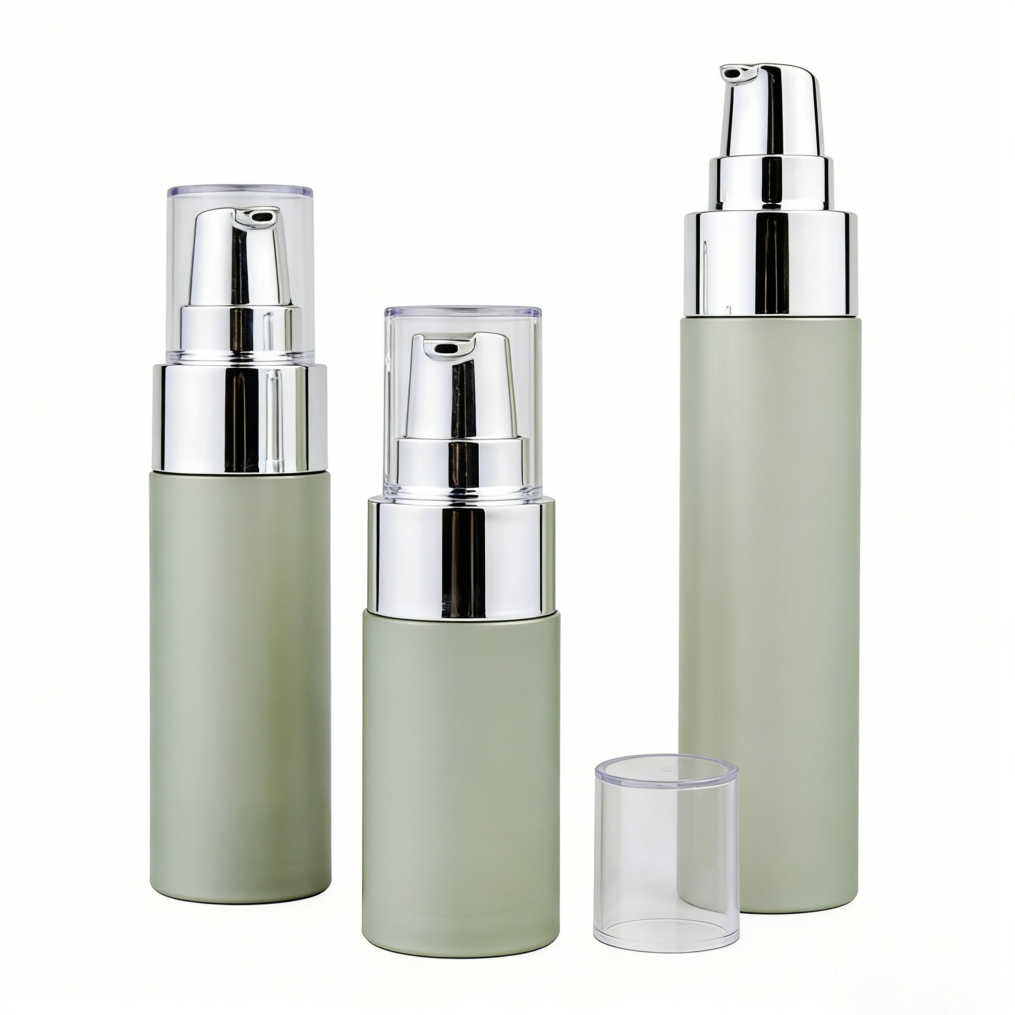 15ml 30ml 50ml clean airless bottle