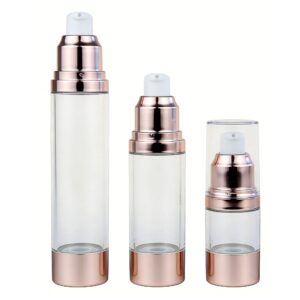 15ml 30ml 50ml empty air bottle with aluminum cream pump