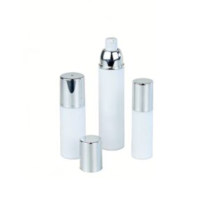 15ml 30ml 50ml white empty airless bottle