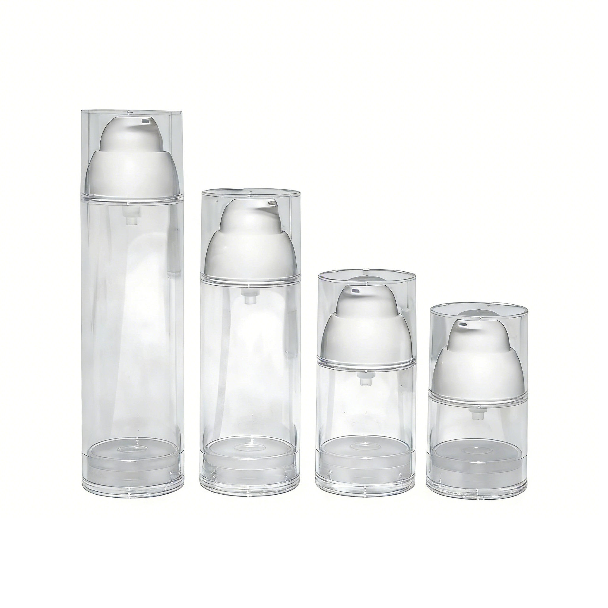 30ml 50ml 100ml 150ml Transparent airless bottles