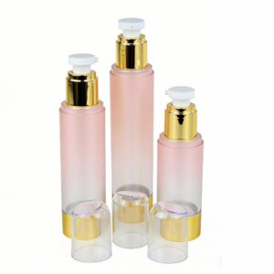 50ml 80ml 100ml empty airless bottle with cream pump