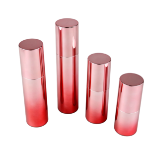 Rose Gold Metallic Airless Foundation Bottle | Glamour Liquid Cosmetics Packaging