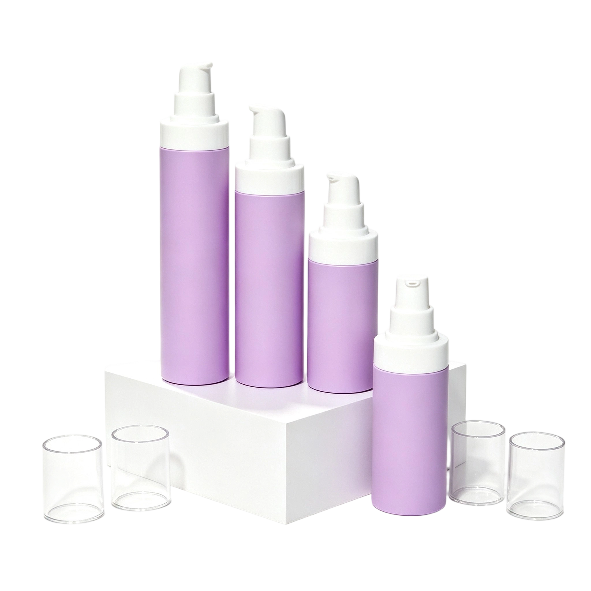 Slim 41mm Eco-Friendly PP Airless Bottle | Sustainable Serum Dispenser - Image 2