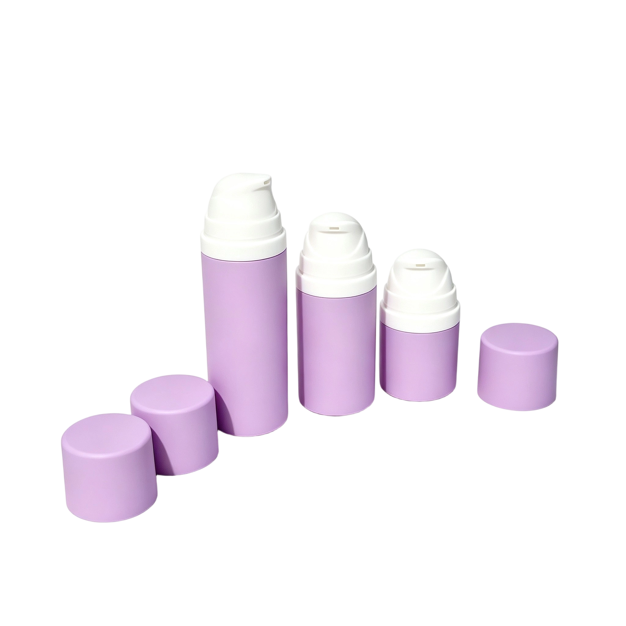 Wide-Cylinder 52mm PP Airless Pump Bottle | Body Care & Sunscreen Packaging - Image 3