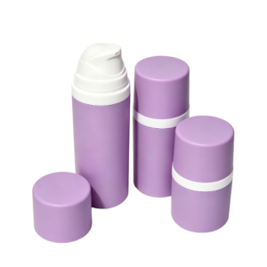 Wide-Cylinder 52mm PP Airless Pump Bottle | Body Care & Sunscreen Packaging