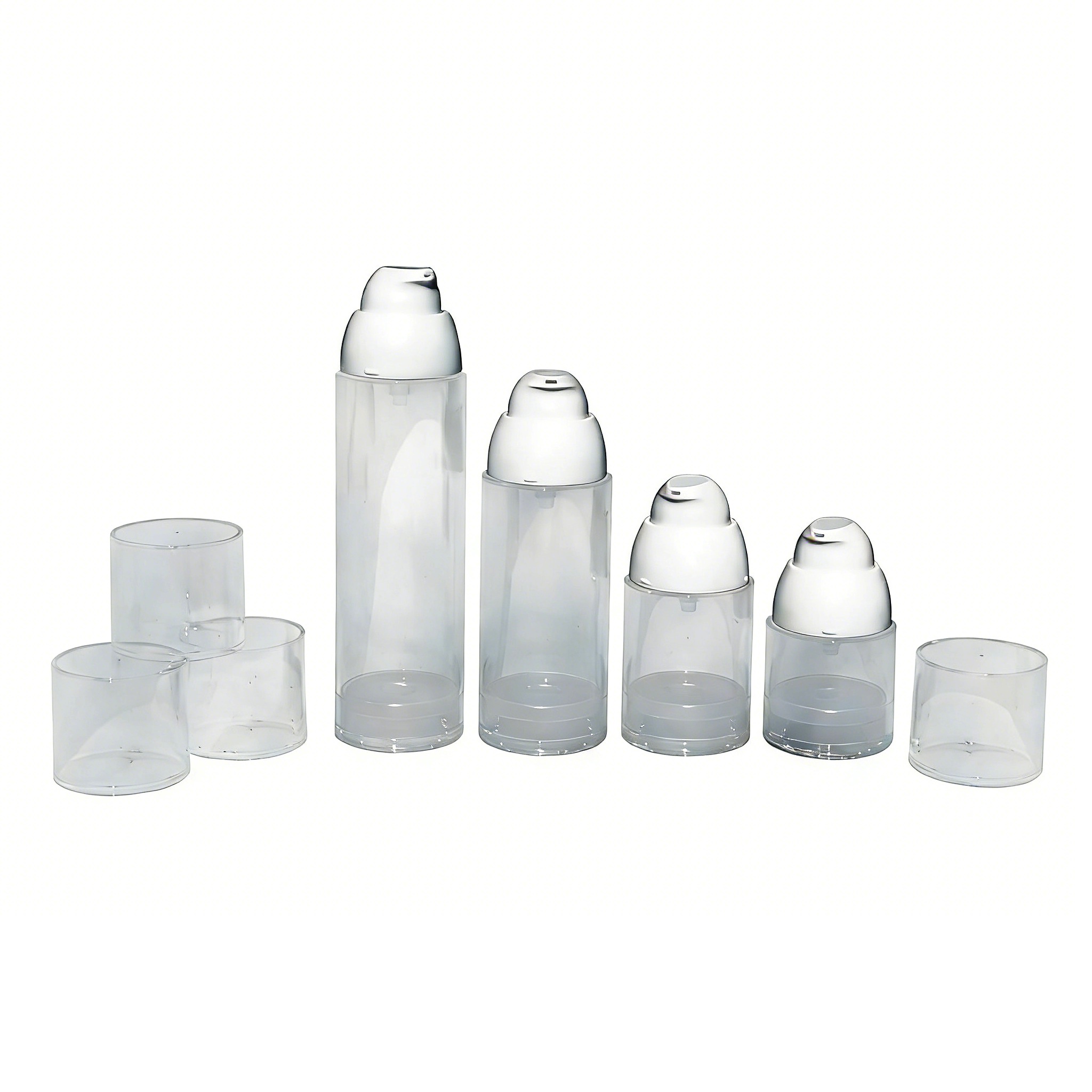 30ml 50ml 100ml 150ml Transparent airless bottles