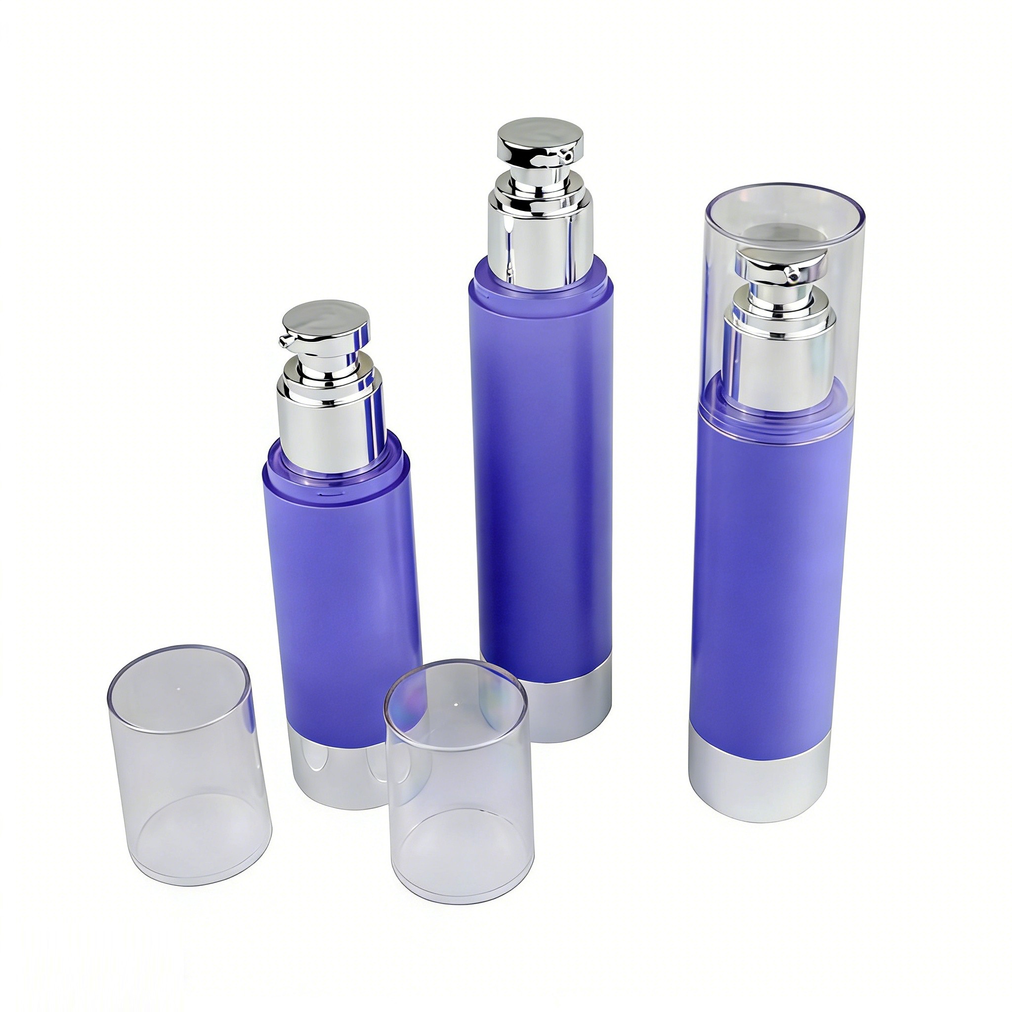 80ml 100ml 120ml airless round bottle