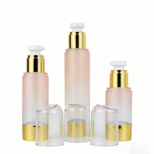 50ml 80ml 100ml empty airless bottle with cream pump