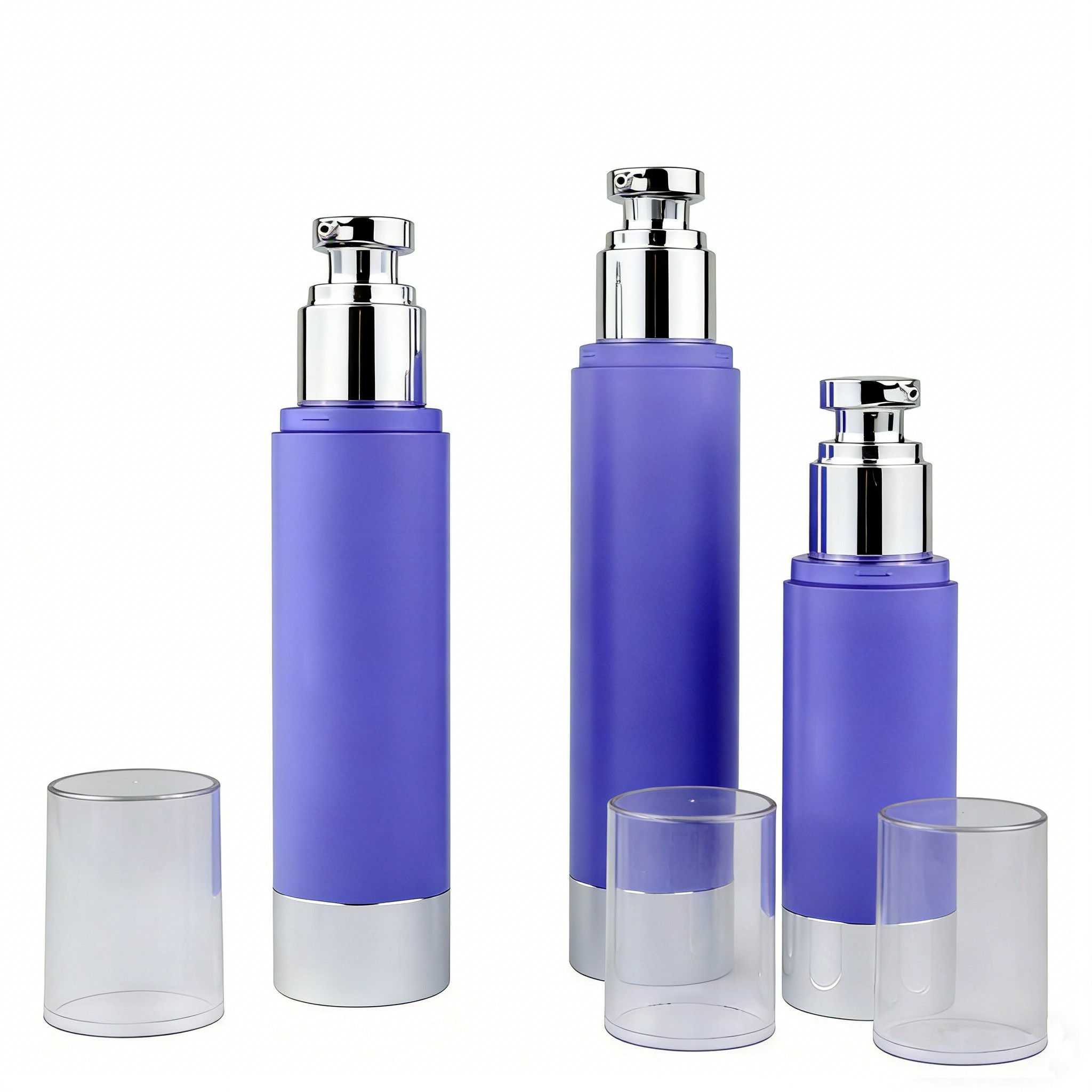 80ml 100ml 120ml airless round bottle