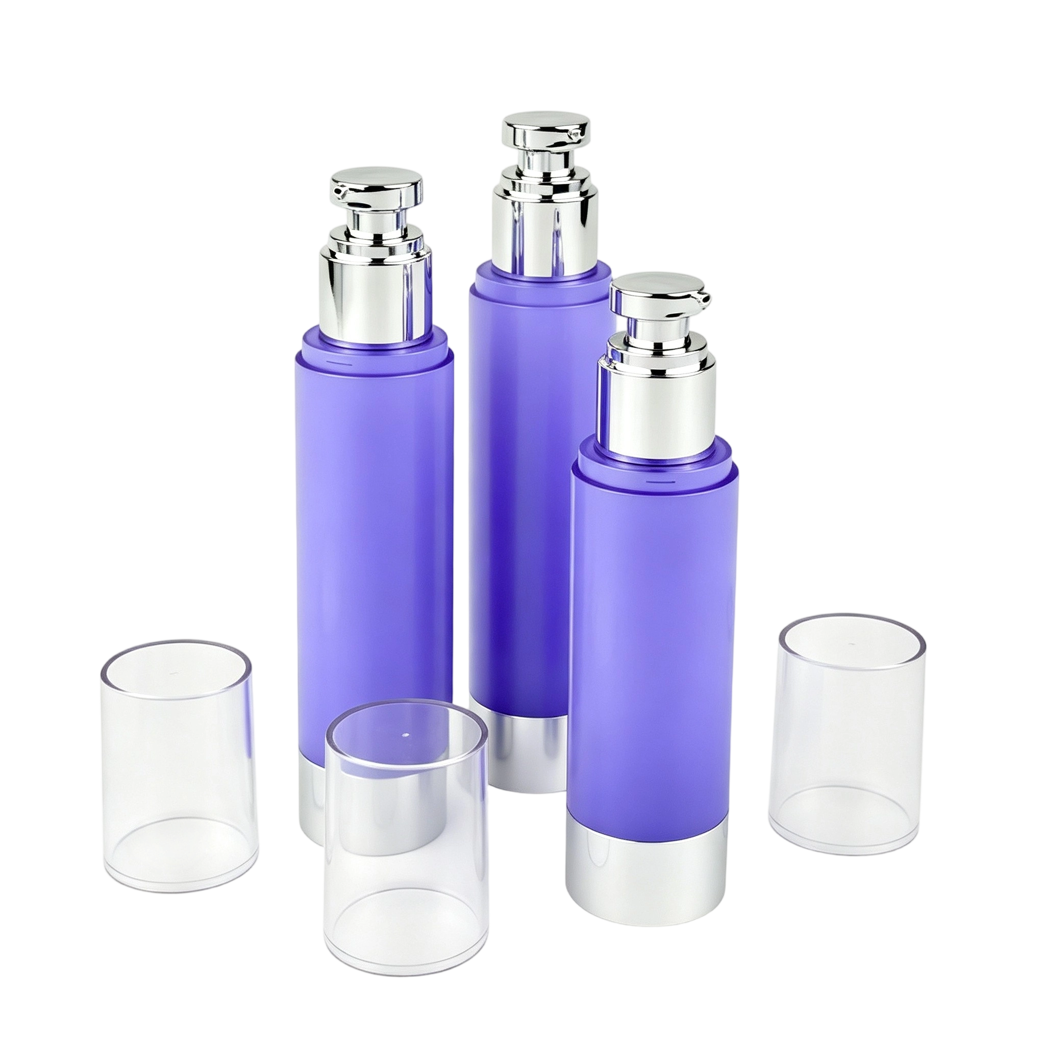 Amethyst Purple AS Airless Bottle | Night Repair Cream Dispenser