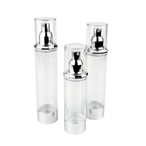 Premium 4oz / 120ml Silver AS Airless Dispenser | US Standard Skincare Packaging