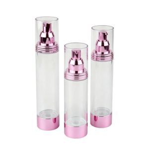 Rose Pink Metallic AS Airless Pump | Radiance Serum Dispenser