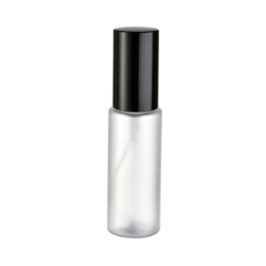 10ml Clear PET Tester Bottle with Black Cap | Mini Travel Size