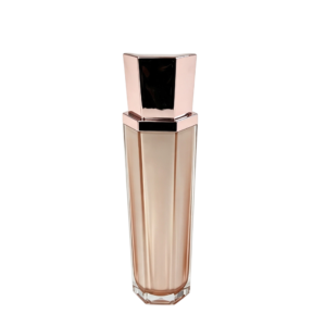 120ml Diamond-Cap Acrylic Lotion Bottle | High-End Toner & Emulsion Packaging
