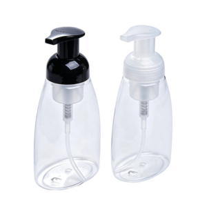 250ml 300ml Cylindrical PET Foam Bottle with 40mm Pump | SUS304 Spring Soap Dispenser