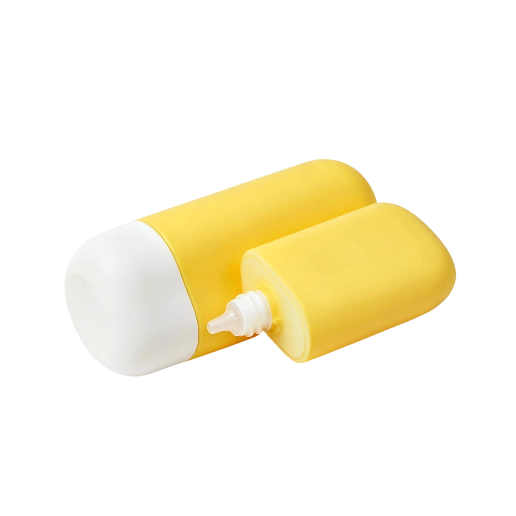 30ml & 50ml Capsule-Shaped Soft PE Sunscreen Bottle - Image 2