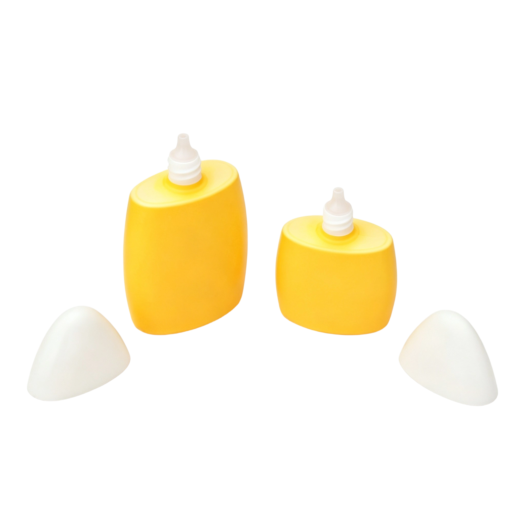 30ml & 50ml Conical Pebble PE Sunscreen Squeeze Bottle - Image 2